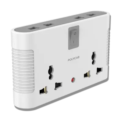 Polycab 6/13A Socket Outlet-Multi -2M
