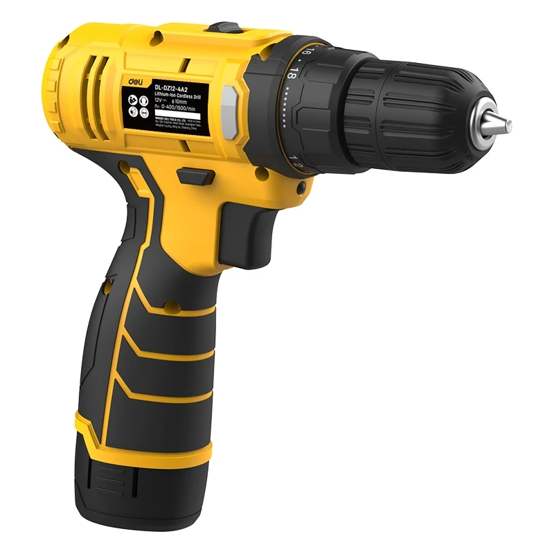 Deli Lithium-Lon Cordless Drill 12V 10mm