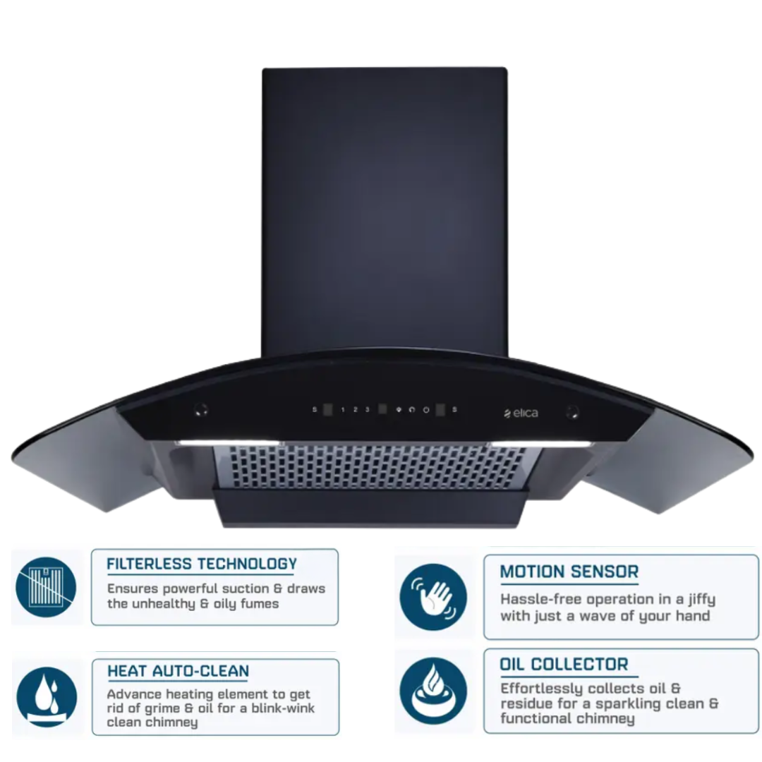 ELICA CHIMNEY-WDFL PLUS HAC LTW 90 MS
