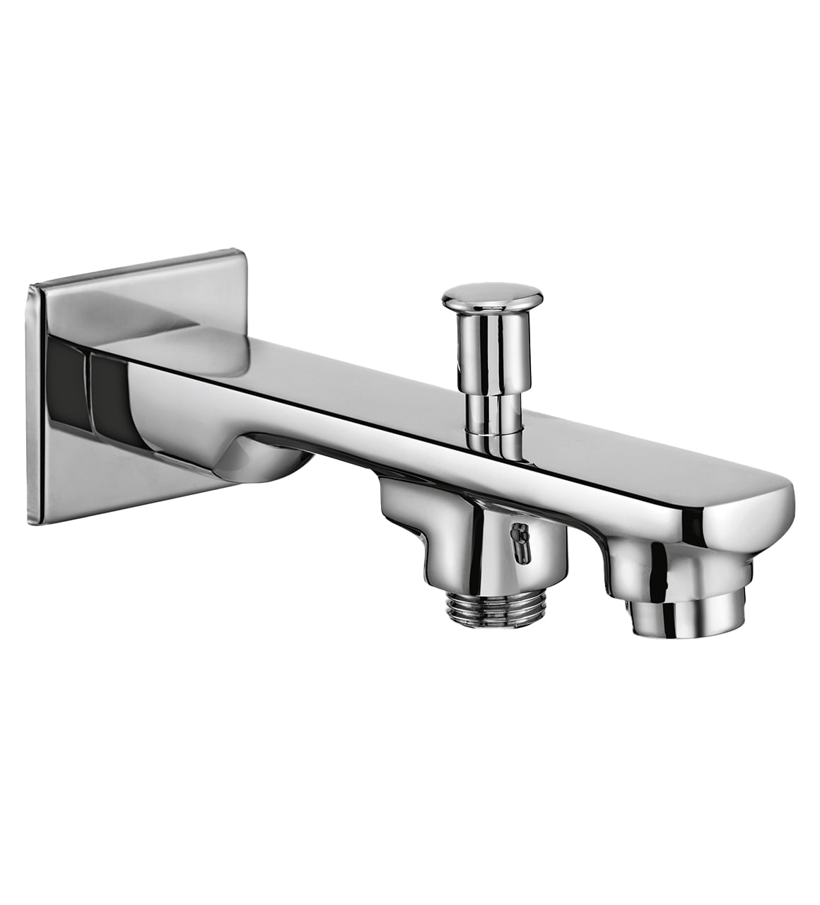 Quattro- Wall Spout With Diverter