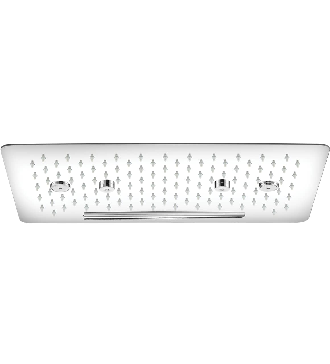 Zenith 3F Ceiling Shower 250x400 Chrome
