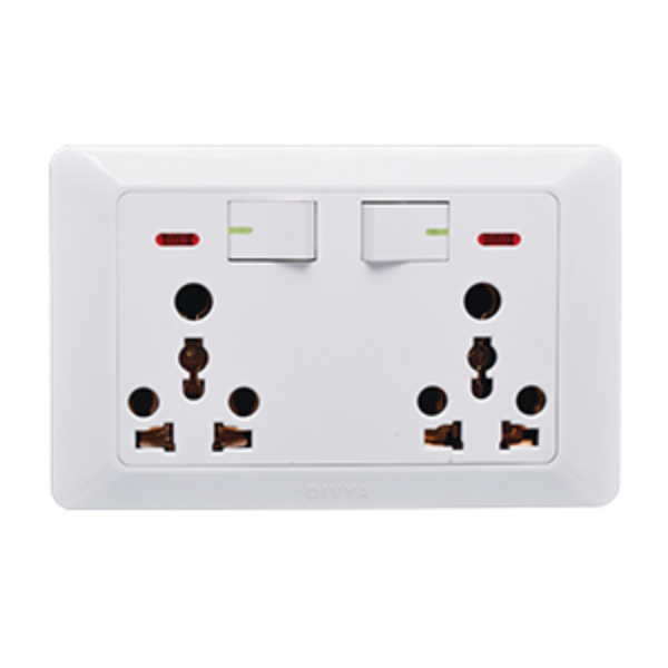 DV- 2 Gang+ Double(16A+MF) Multi Pw ind