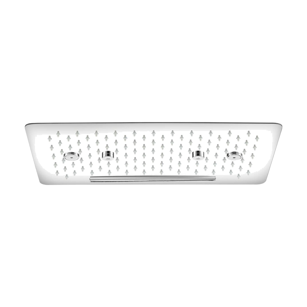 Zenith 3F Ceiling Shower 250x400 Chrome