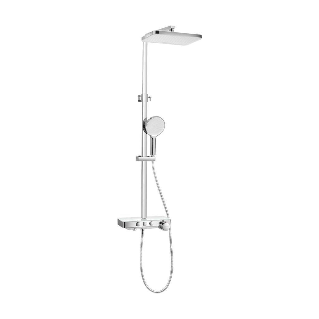 Serenity Thm Shower Column 10"OHS Square