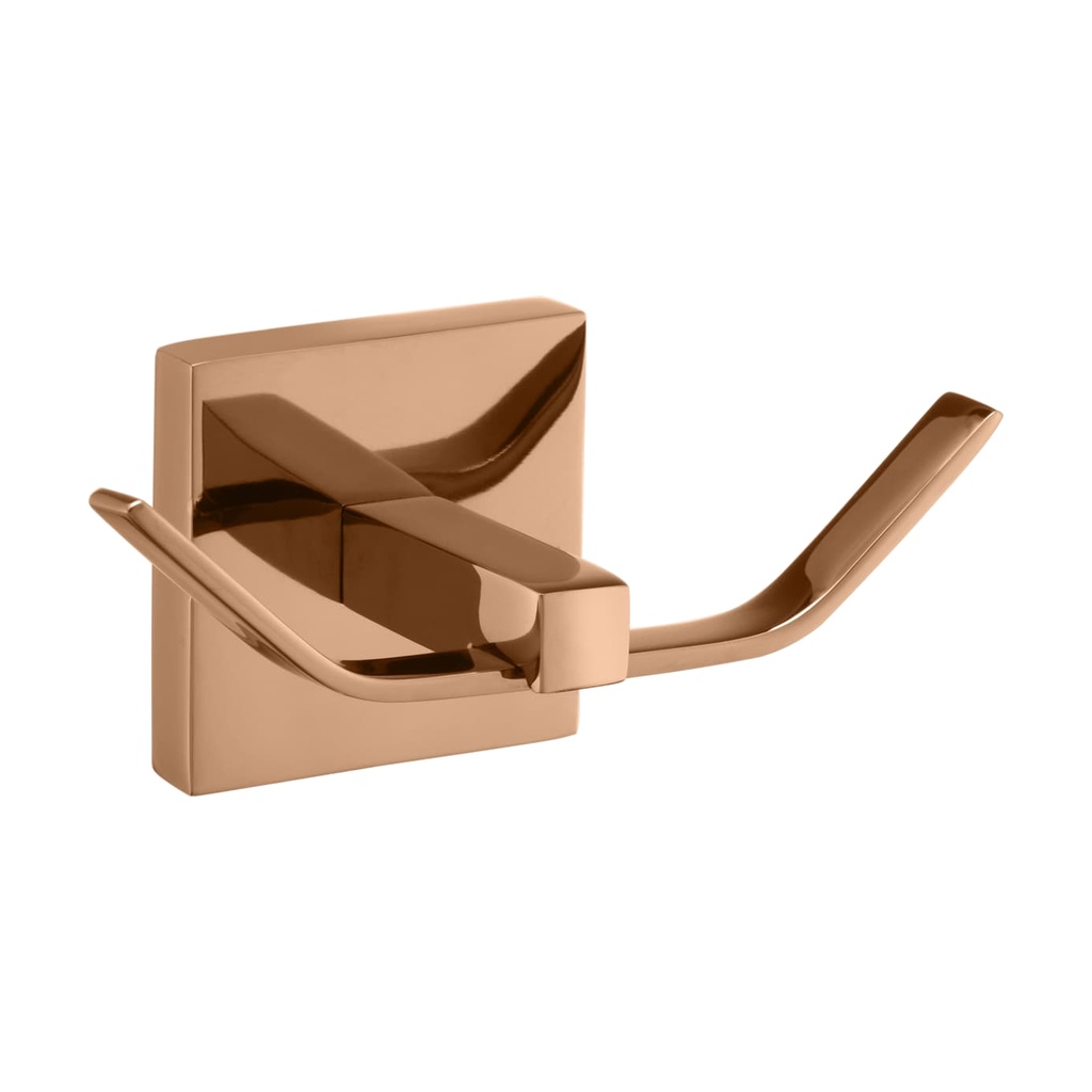 Sigma Twin Robe Hook-D Rose Gold