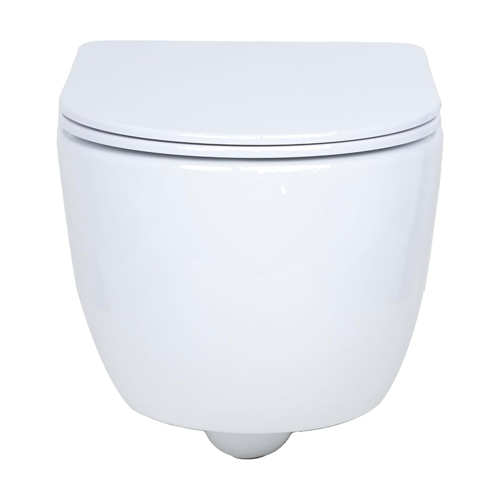 Amigo Rimless Wall Hung - White Color