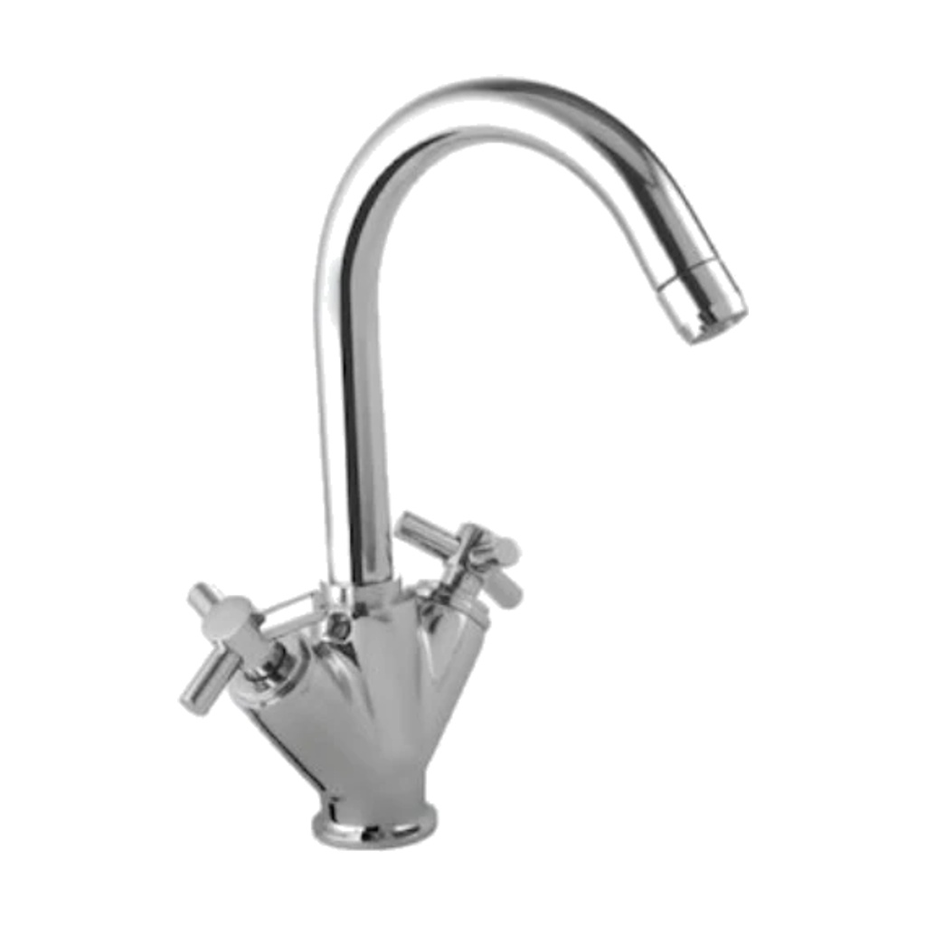 TRIO CHBM BASIN MIXER (SWIVEL DOUBLE KN