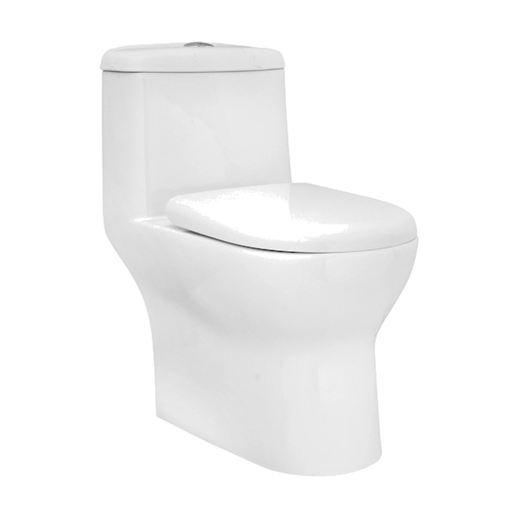 Prince Single Piece S-Trap 280 mm-White