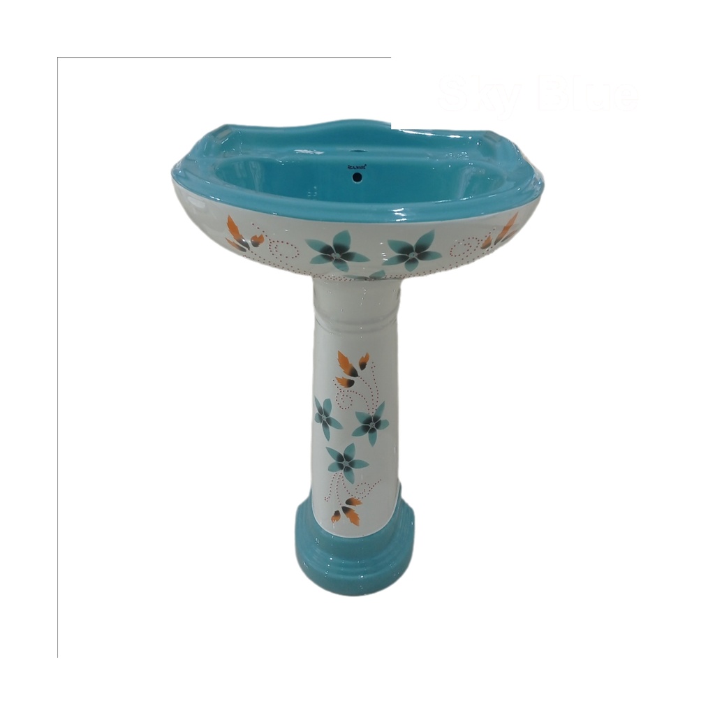 Stand Wash Basin - Sky Blue Color