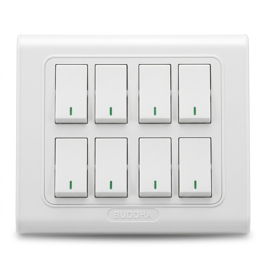 Buddha 8 Gang Switch