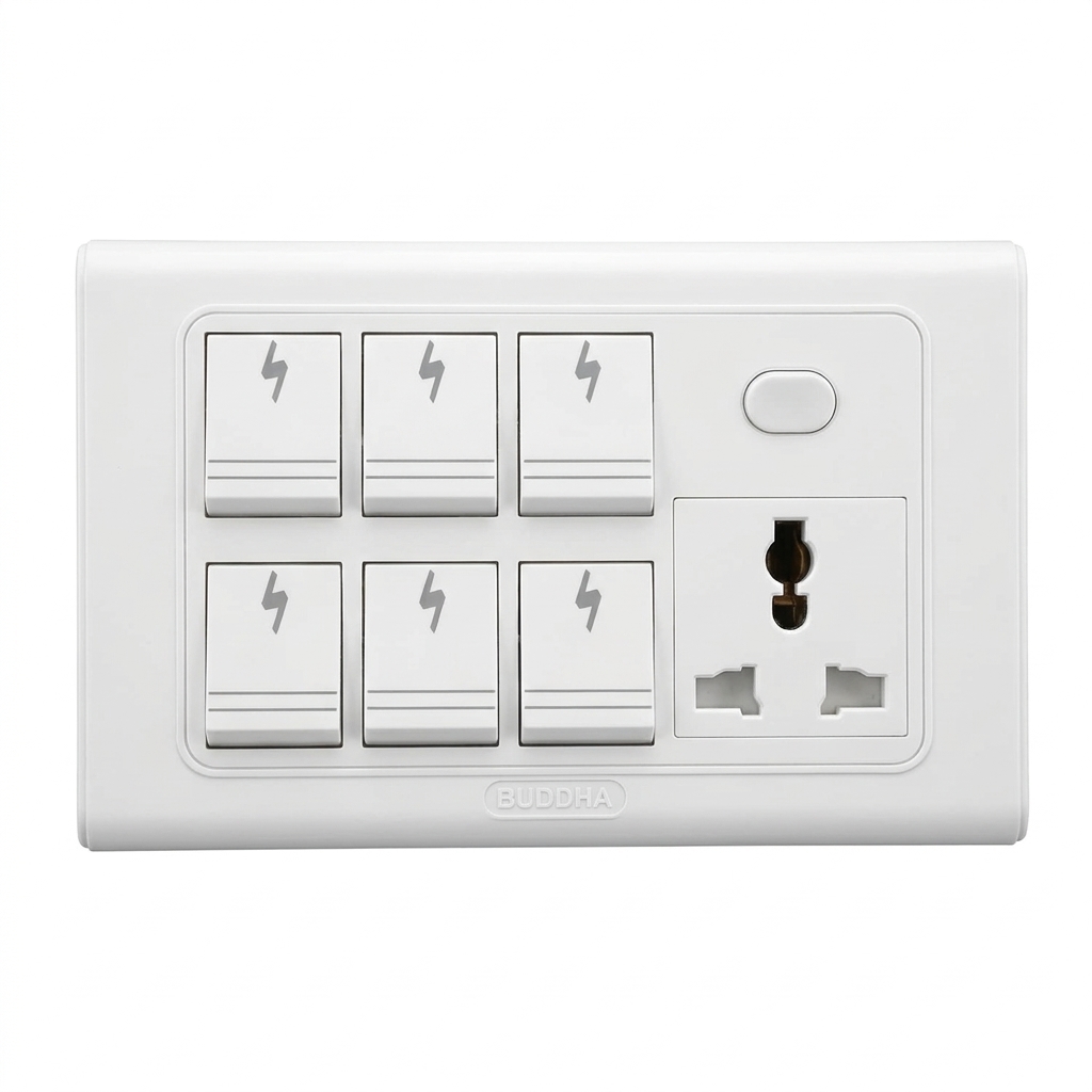 Buddha 6+13A Socket