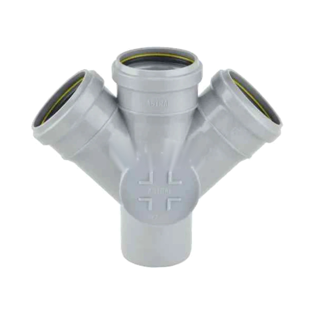 uPVC Double Y with Door - 110 MM