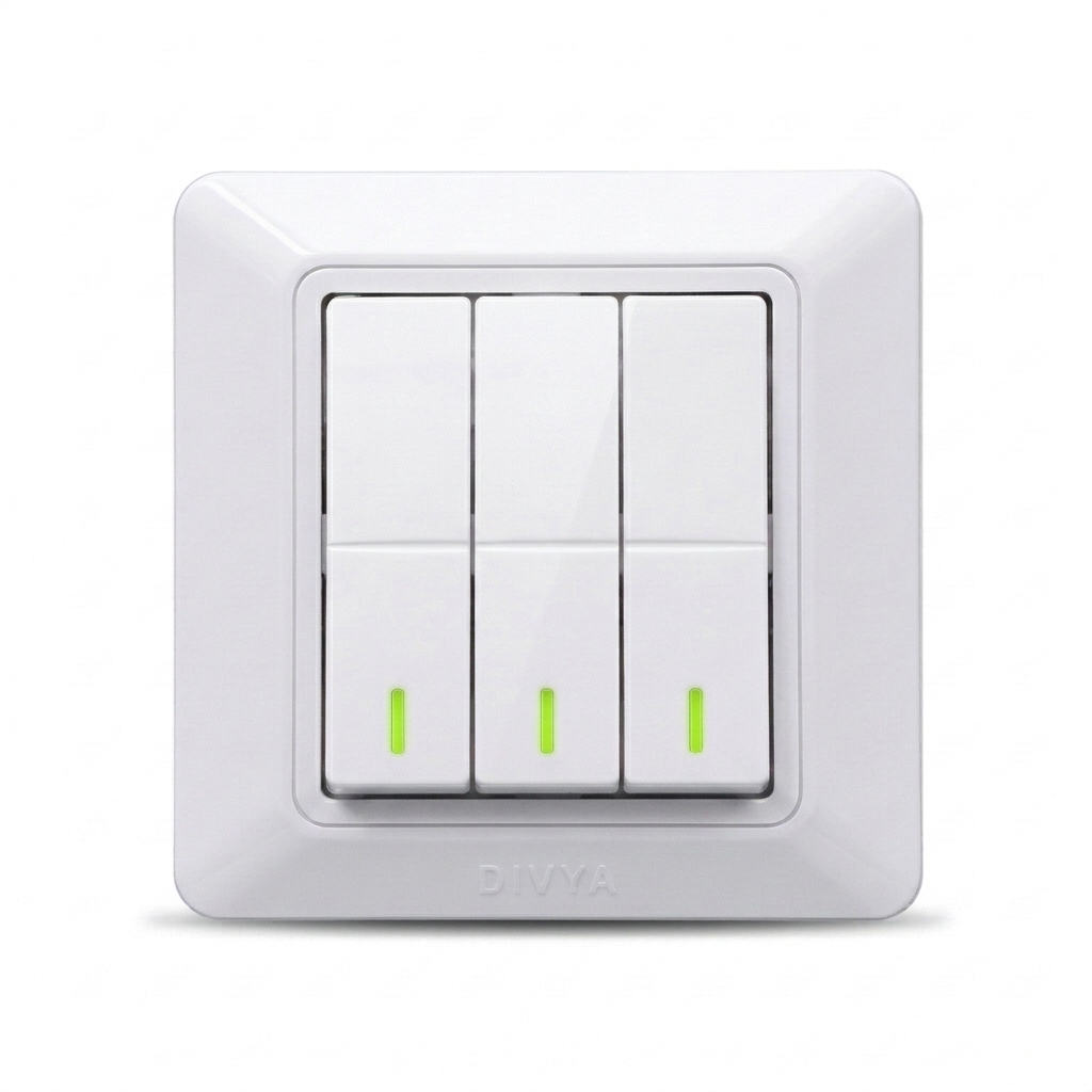 DV- 3 GANG 1 WAY SWITCH