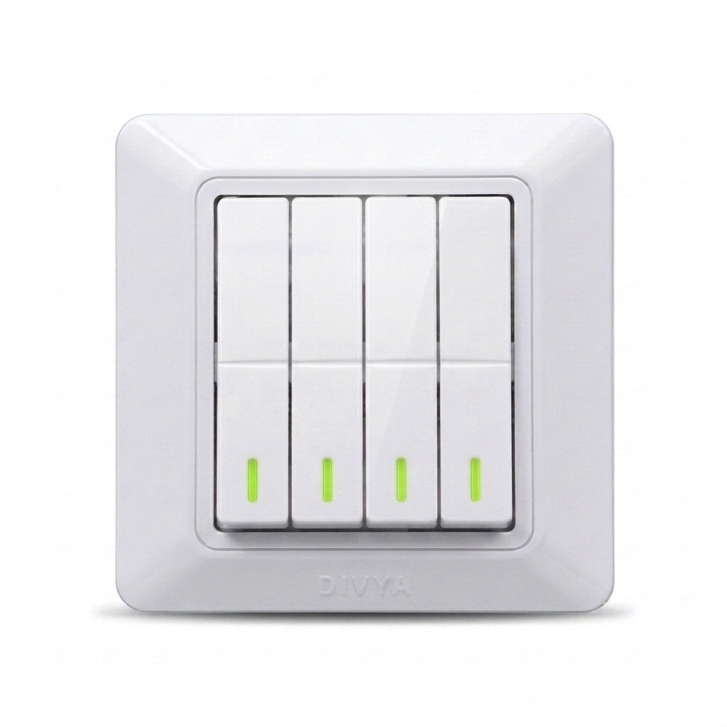 DV- 4 GANG 1 WAY SWITCH