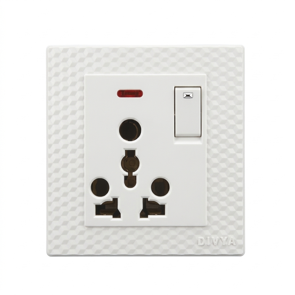 RW- 1 Gang (5/16A+ MF) Power Socket