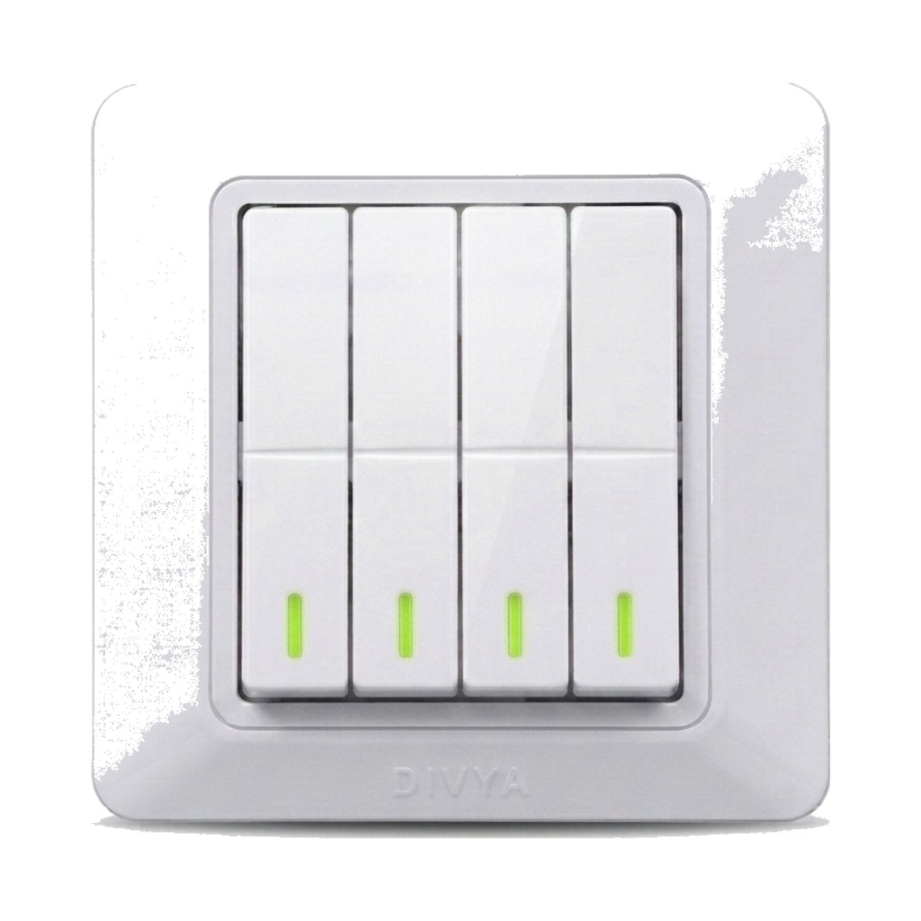 DV- 4 GANG 1 WAY SWITCH