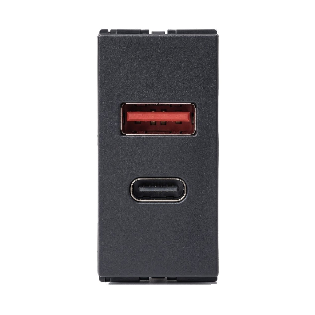 Lisha USB Charger Socket with Ind. 1M GG