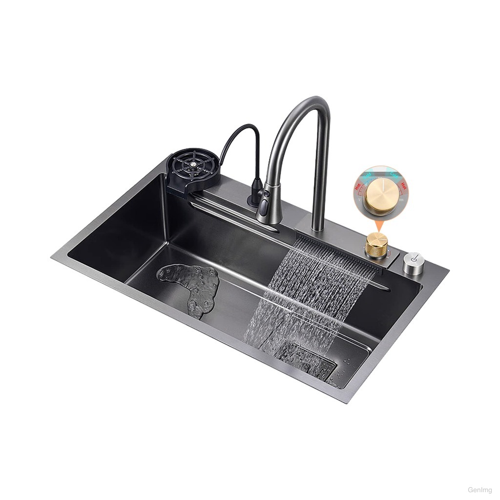 Cosmos Handmade Sink 18X24 Black
