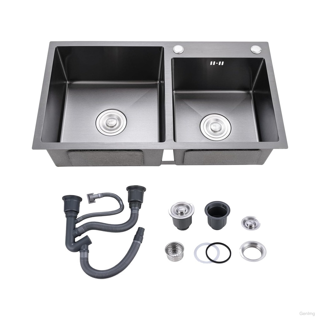 Imperious Steel Sink 18X36 HM Black