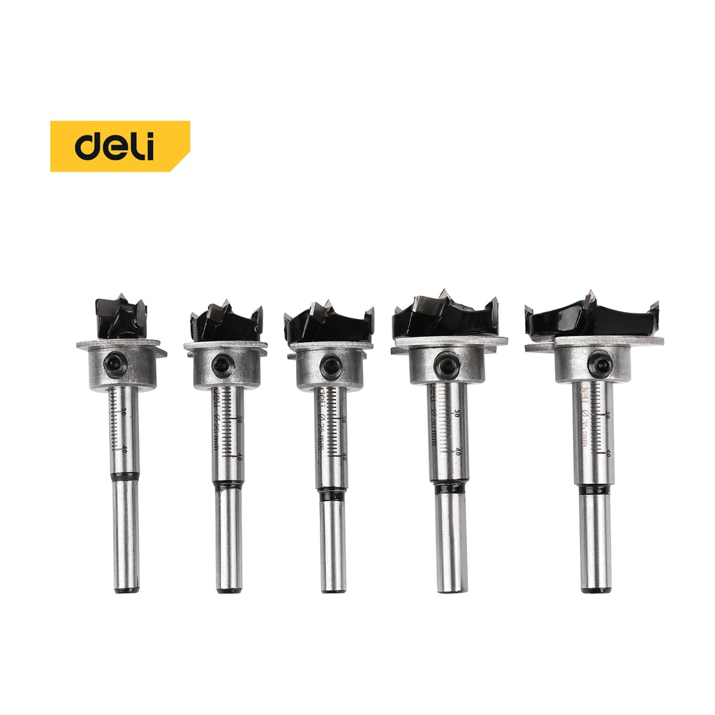 Deli Forstner Drill Bits Set 15/20/30/35