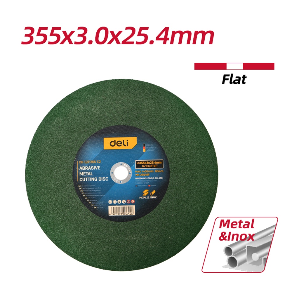 Deli Abrasive Metal Cutting Disc 355mm