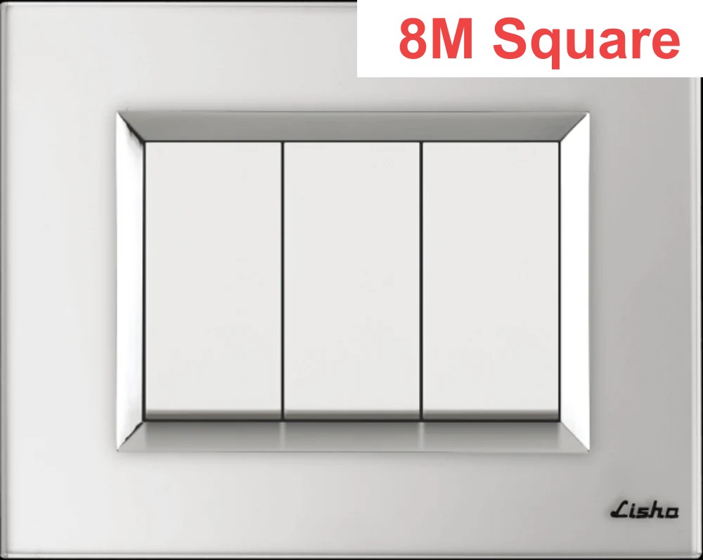 LISHA Tint Glass Plate - 8M SS SQ
