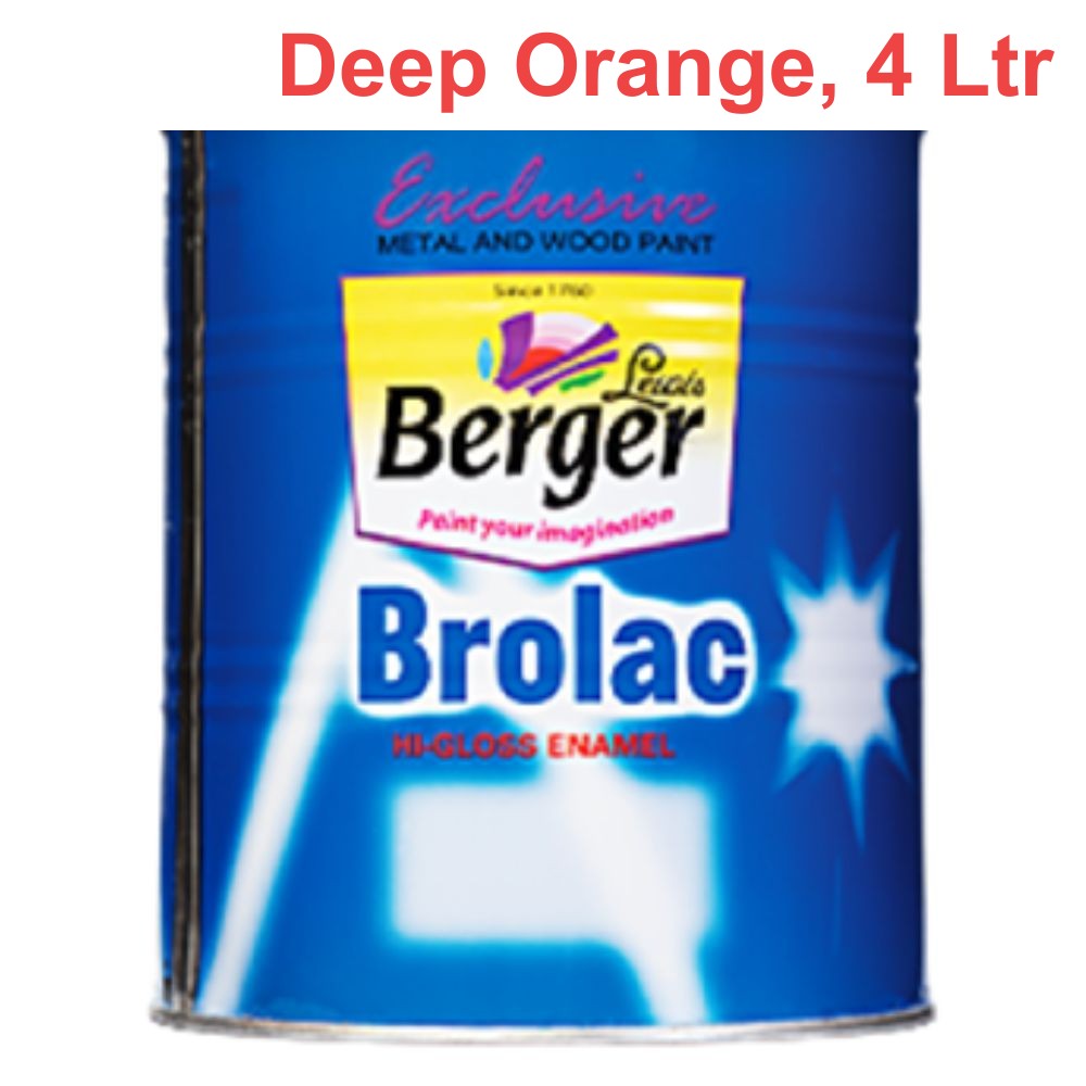 Brolac Enamel Deep Orange 4ltr