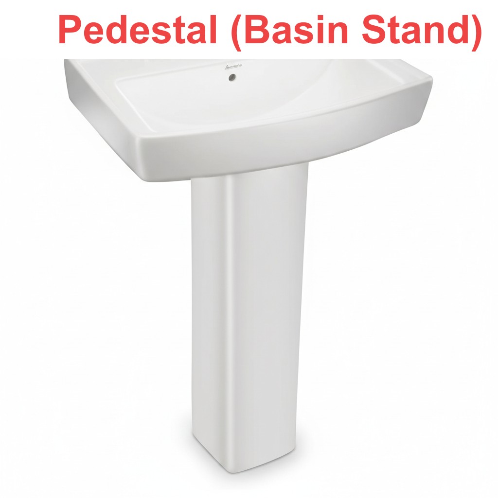 AZURE FULL PEDESTAL - WHITE
