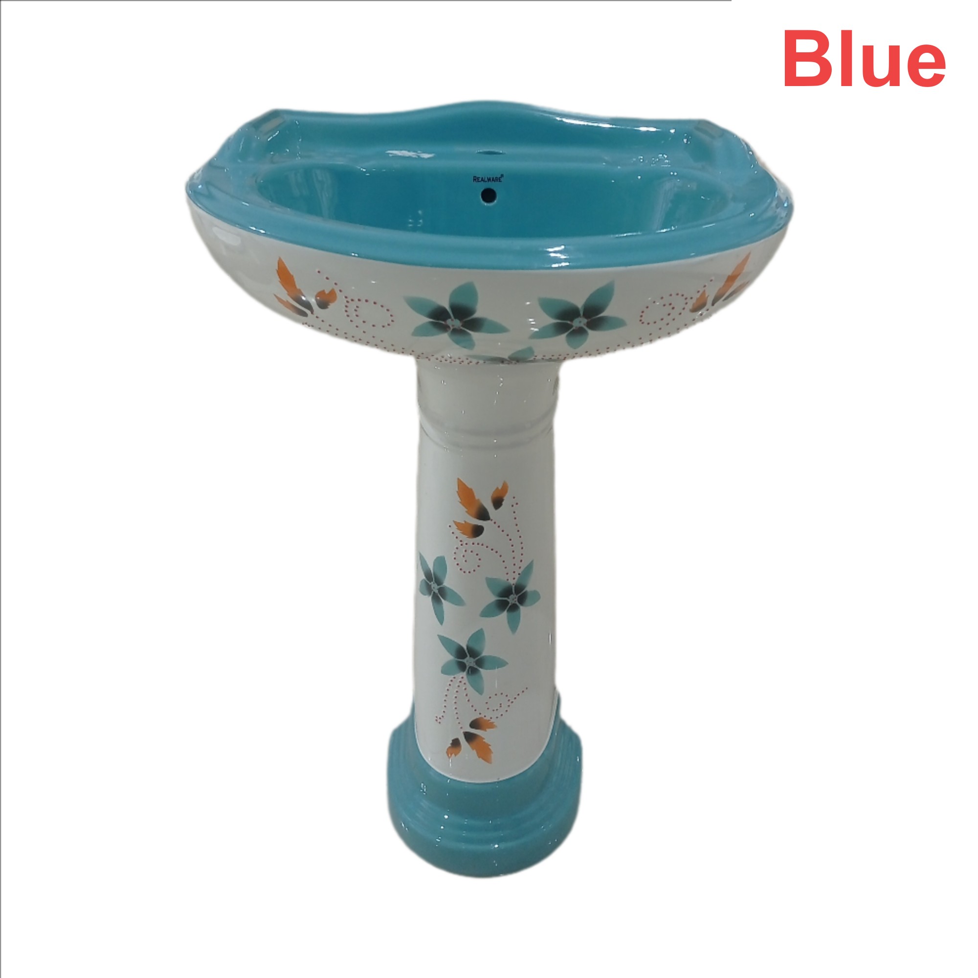 Stand Wash Basin - Blue Color