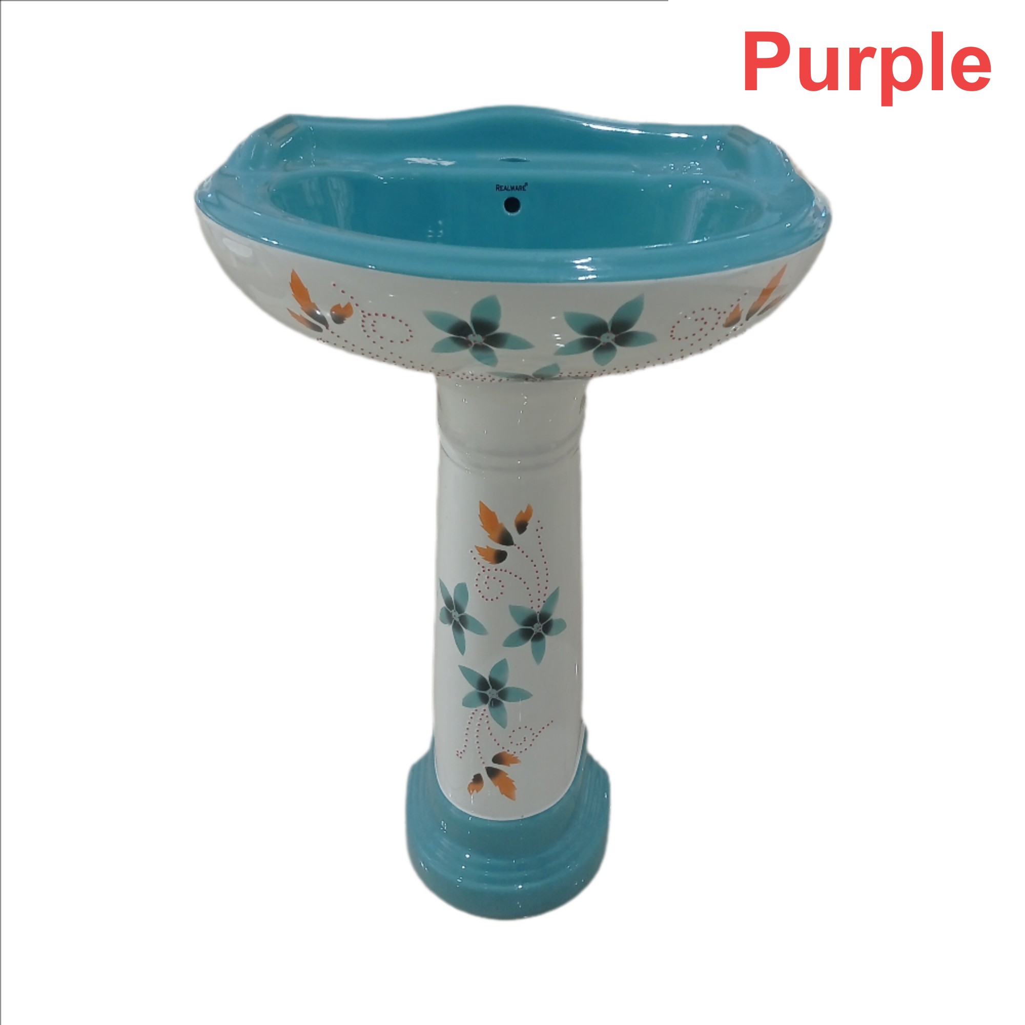 Stand Wash Basin - Purple Color