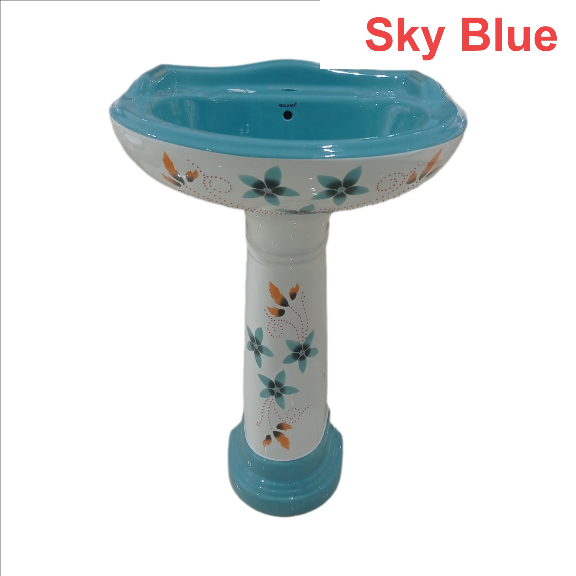 Stand Wash Basin - Sky Blue Color