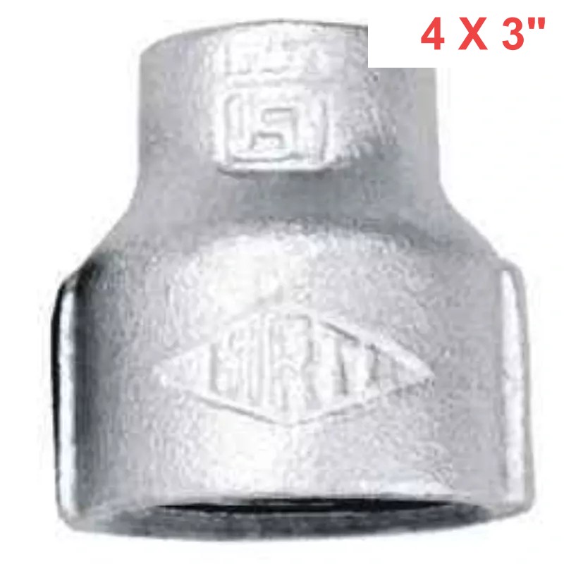 GI Reducer SOCKET 4" X