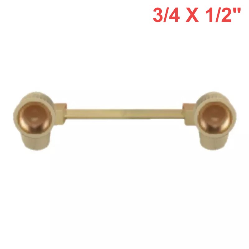 CPVC Double Female Elbow 3/4X1/2