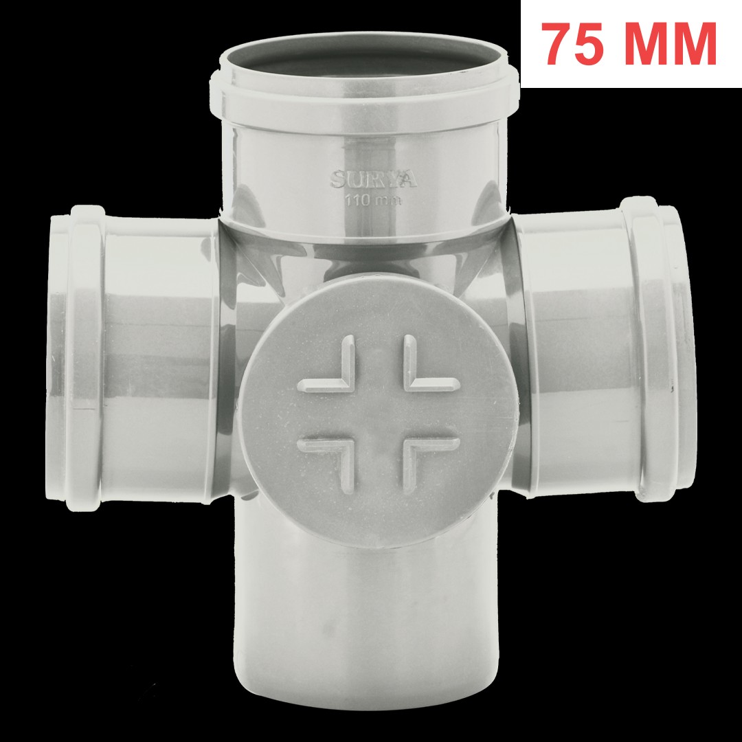 uPVC Double Tee with Door