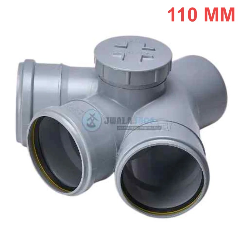uPVC Double Y with Door - 110 MM