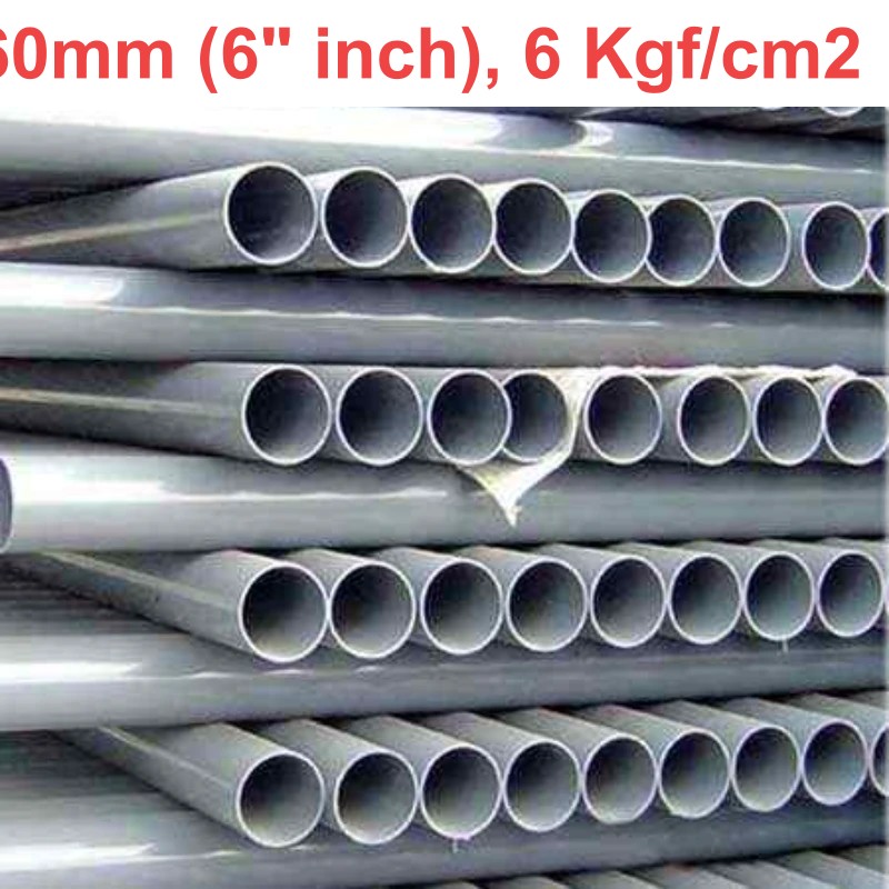 uPVC Pipes 160mm (6"inch), 6Kgf/cm2
