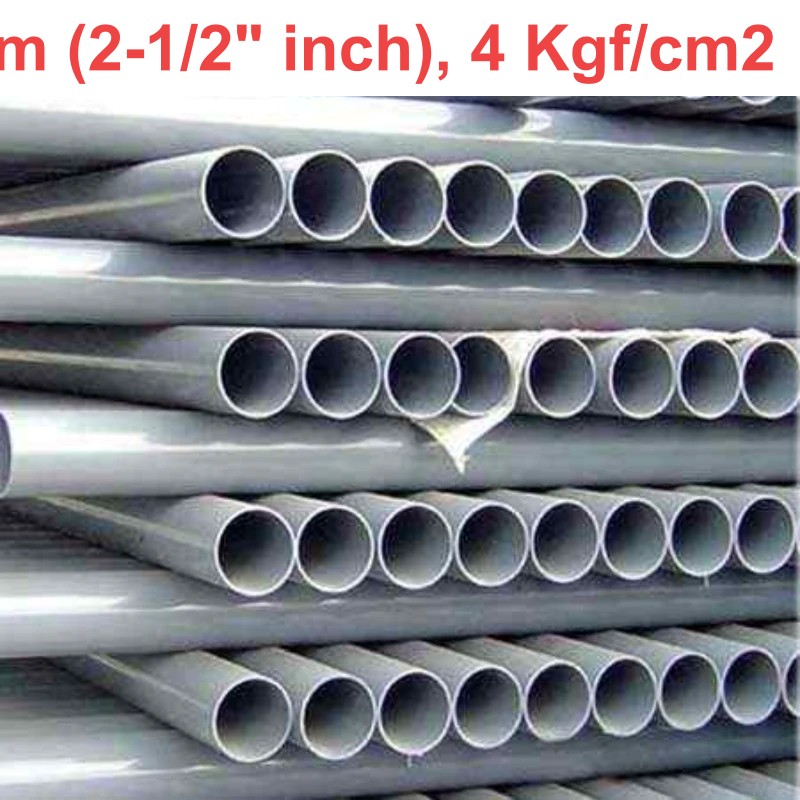 uPVC Pipes 75mm (2-1/2"inch), 4Kgf/cm2