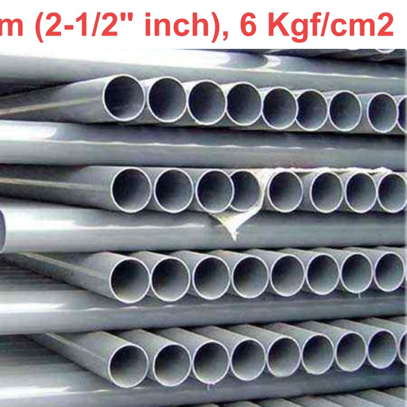 uPVC Pipes 75mm (2-1/2"inch), 6Kgf/cm2