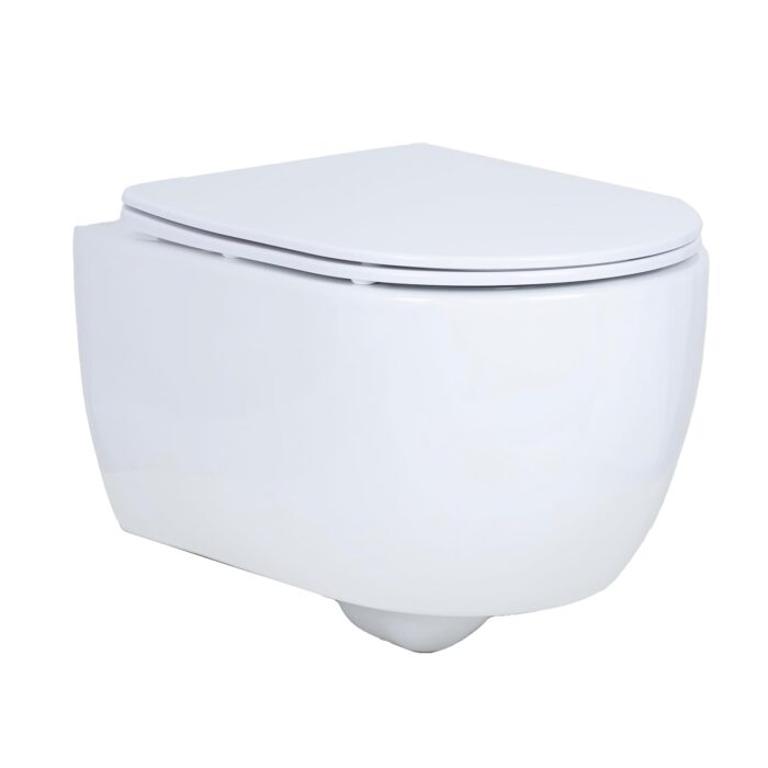 Amigo Rimless Wall Hung Commode - C893346 (Parryware) - Image 2