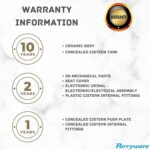 Amigo Rimless Wall Hung Commode - C893346 (Parryware) - Image 8