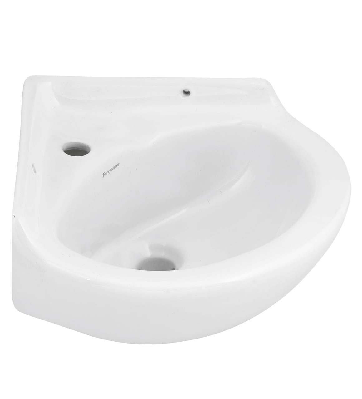 C0408_t_Product_Pictures_TF_Mob_prod_xxl_v2 CORNER BASIN 400X400 CTH - ULTRAWHITE-C04081C (Parryware) - Image 1