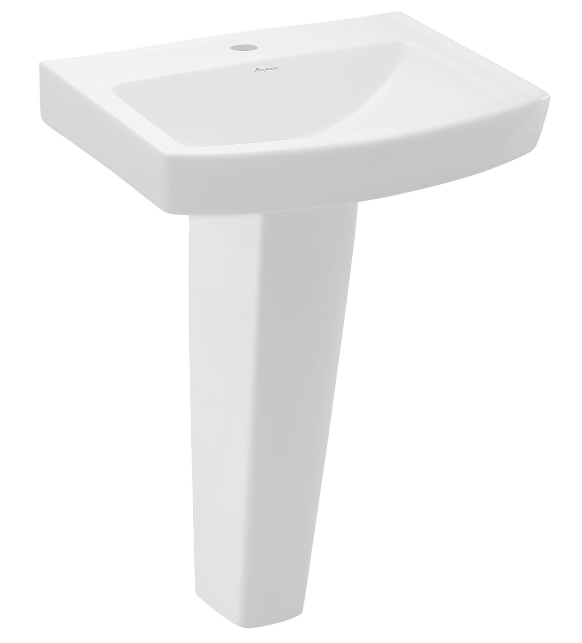 CRAVEN N Stand Basin & Pedestal (Parryware) - Image 1