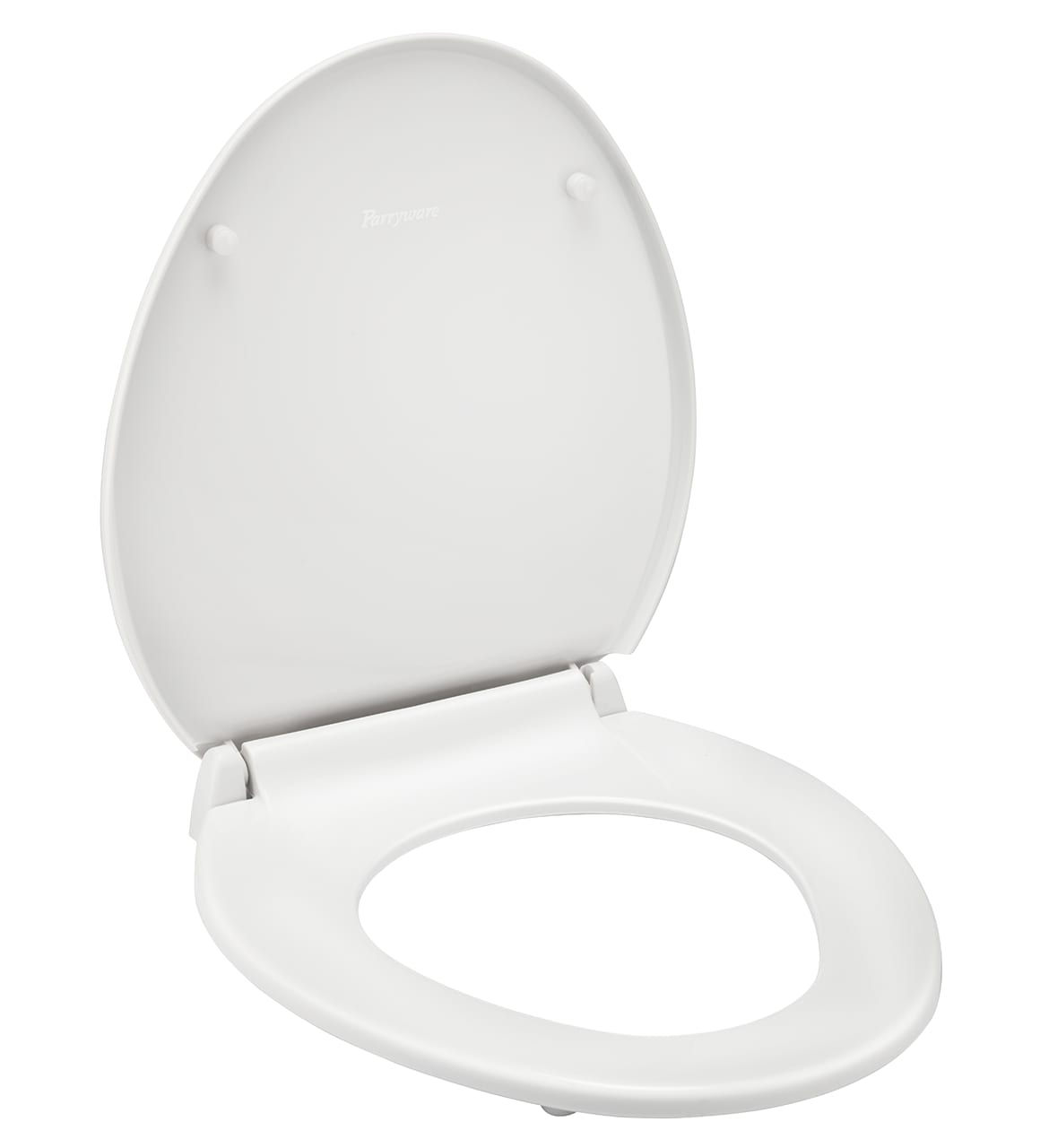 AM SOLID COMMODE SEAT COVER - ULTRA WHITE - Image 1