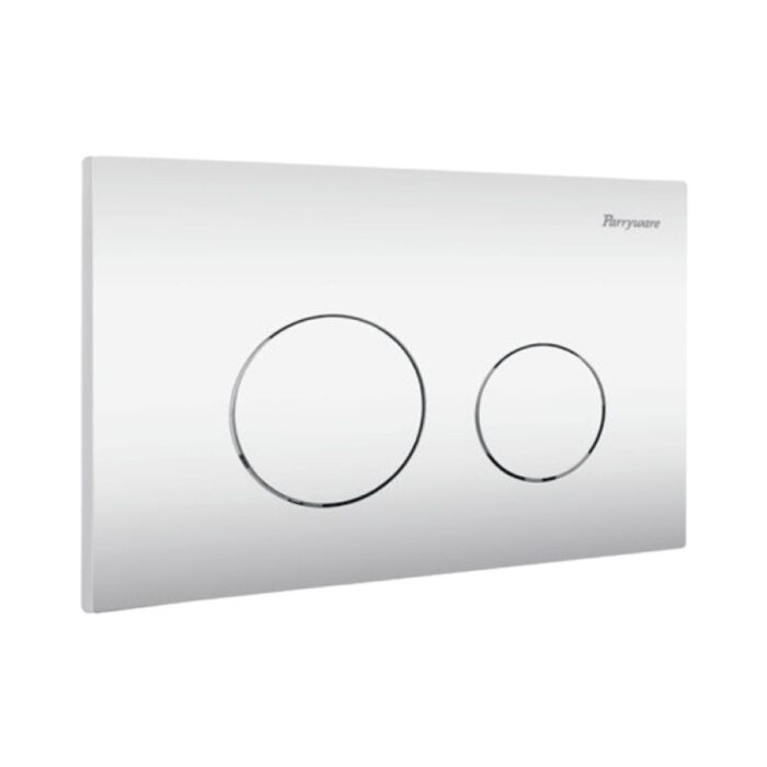 Linea Plus Push Plate Round Shape - Whit (Parryware) - Image 1