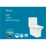 Nuva Single Piece Commode - C890346 (Parryware) - Image 2