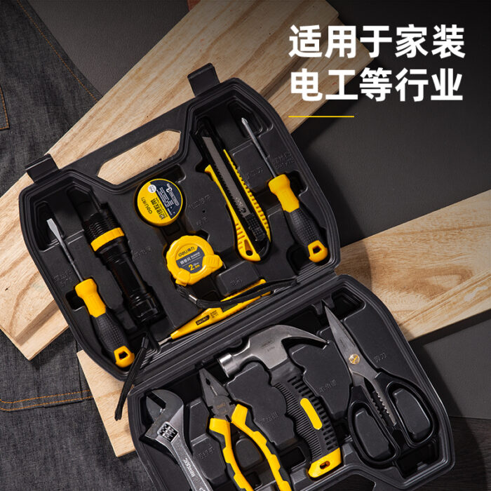 Deli Household Tool Set 12pcs Set - Image 4