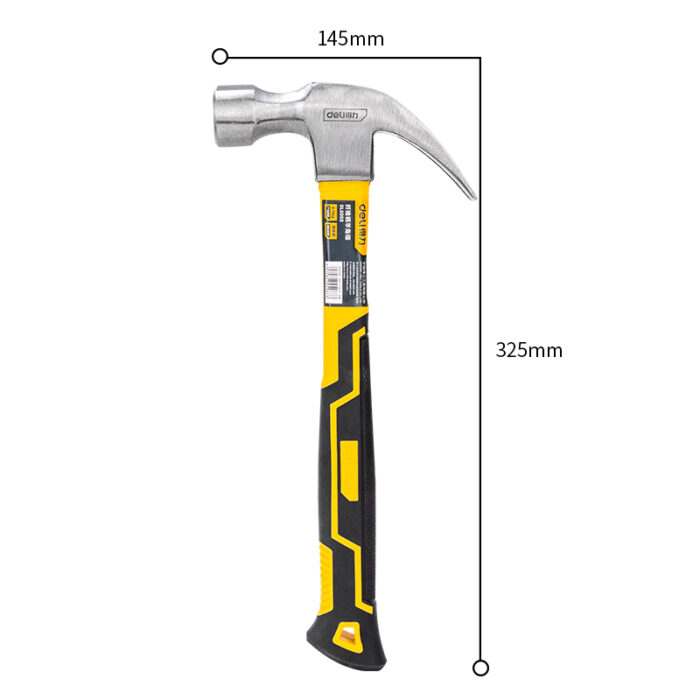 Deli Claw Hammer 0.75Kg - Image 3