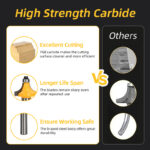 Deli 12 Pcs Router Bits Set 6mm - Image 6