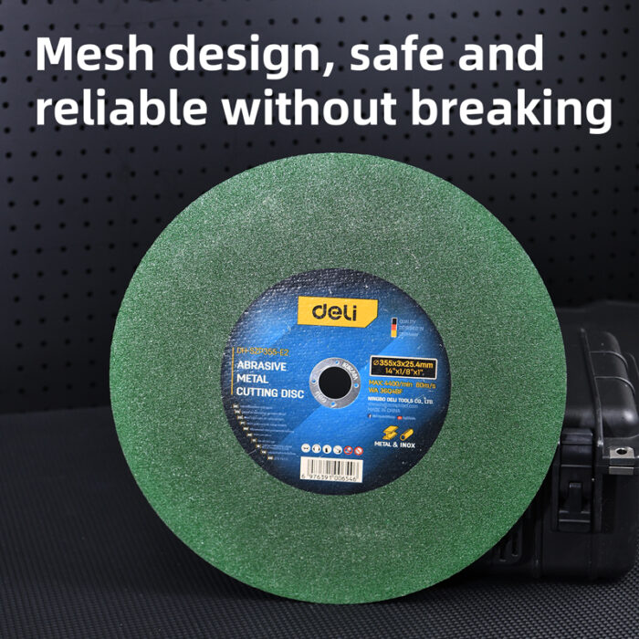 Deli Abrasive Metal Cutting Disc 355mm - Image 5