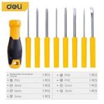 Deli Interchangeable Head Screwdriver Pc - Image 2